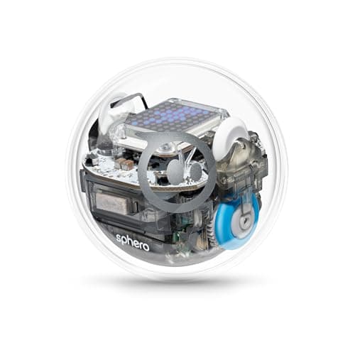 Image of Sphero BOLT: App-Enabled Robotic Ball, STEM Learning and Coding Toy for Kids, Programmable LED Matrix, Bluetooth Connection, Learn Javascript and Scratch, Swift Playground Compatible