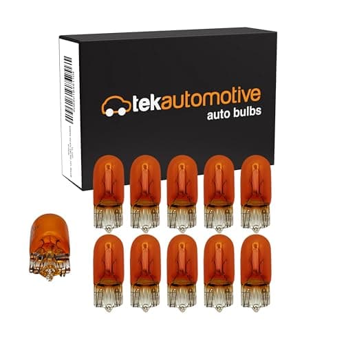 Image of Tek Automotive 501 Amber Indicator Bulbs WY5W 12V 5W W2.1x9.5d Capless – Side Repeater Lamps, Box of 10
