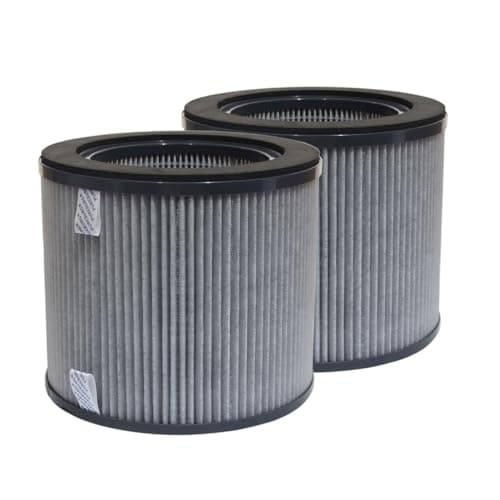 Image of PUREBURG Replacement Filters Compatible with Vax Pure Air 200 AC02AMV1 Air Purifier,2-Pack H13 HEPA Activated Carbon Air Clean Dust Smoke