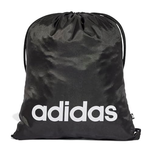 Image of adidas Unisex LINEAR GYMSACK, Black/White, One Size