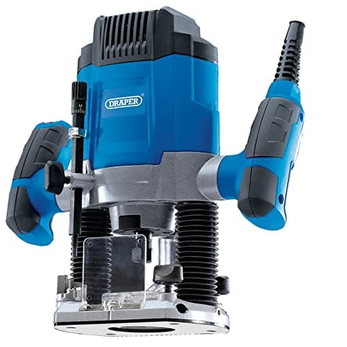 Image of Draper 02519 230V Router, 8mm, 1,200W,Blue and Black