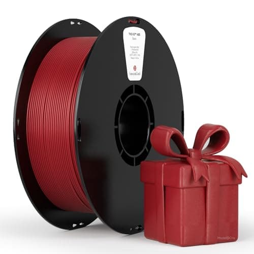 Image of kexcelled ABS Filament 1.75 mm, 3D Printer Filament, Heat Resistance +/- 0.03 mm, 1 kg Spool (2.2 lbs), for FDM Printer, Fire Engine Red