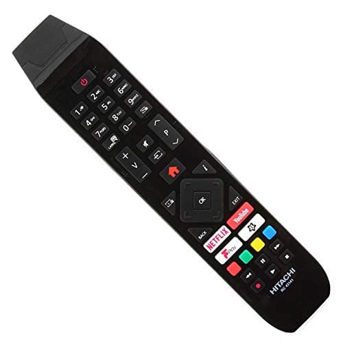 Image of Original Replacement RC43141 Remote Control for Hitachi 65HL26T64U 58HK6100U 55HK25T74U 24HB21T65U 32HB26T61U 32HB26T61U A 32HE2000U 32HEV200U 43HB26T72U 43HE4000U 43HK25T74U 43HL7000U Smart LED TV
