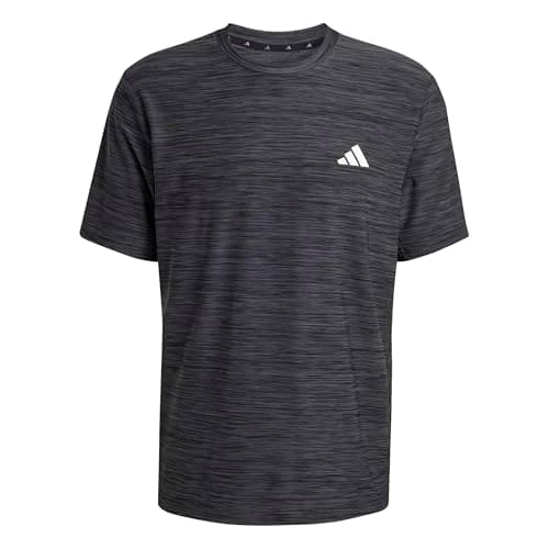 Image of adidas Men's Workout Essentials Flex T-Shirt, Black Melange, M
