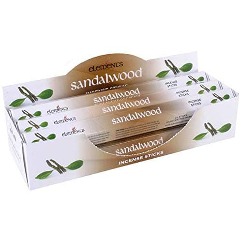 Image of Something Different Elements Incense Stick 6 Pack Display Set Sandalwood (One Size) (Multicolour)