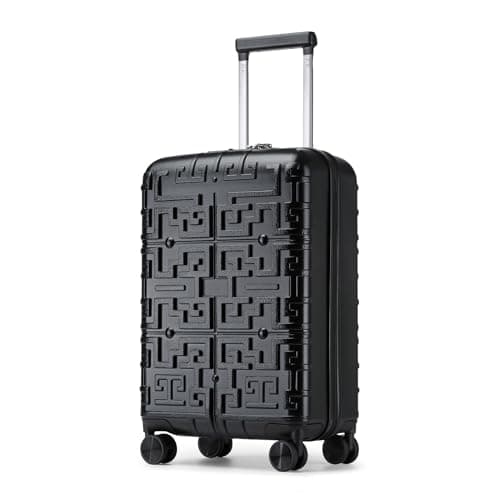 Image of Supercase Small Suitcase Hand Cabin Luggage Lightweight PP Carry On Suitcase Trolley with TSA Lock Spinner Wheels