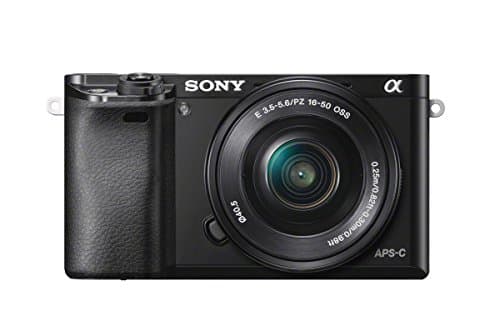 Image of Sony A6000 Mirrorless Camera with SELP1650 Lens