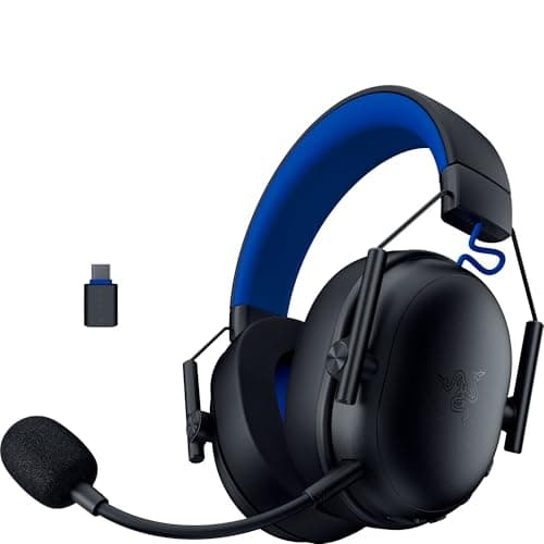 Image of Razer BlackShark V3 X HyperSpeed for PlayStation - Wireless E-sports Headset - Ultra light 270 g - TriForce 50mm Drivers - Detachable microphone - HyperSpeed 2,4 GHz & Bluetooth - PS5/PC | Black