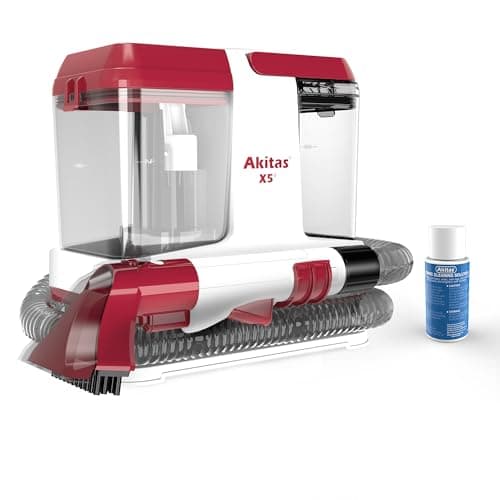 Image of Akitas X5 Spot Cleaner, 2.5kg Lightweight Handheld Design,Fabric Cleaning Solution – Trial Size, Dual Water Tanks, Ideal for Pet Stains, Sofas, Rugs, Cars & Upholstery
