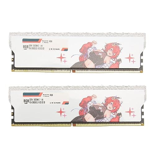 Image of Yctze Ddr4 Ram, 3600mhz Pc4 28800 Cl16 20 20 38 1.35v Gaming Desktop Memory Module with Xmp2.0 Overclocking, for Mystic Light Polychrome Sync Rgb Control (16GB(2x8GB))