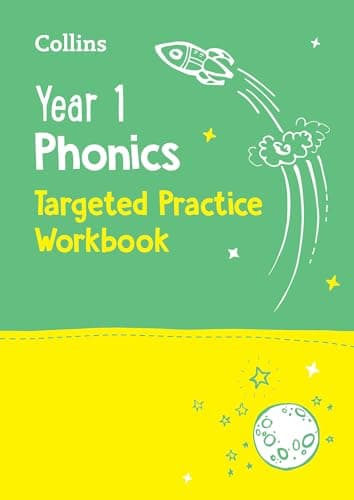 Image of Year 1 Phonics Targeted Practice Workbook: Covers Letters and Sounds Phases 5 – 6 (Collins KS1 Practice) - Cover May Vary