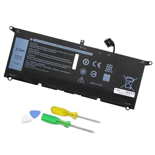 Image of DXGH8 Battery Compatible With Dell XPS 13 9370 9380 2019 Inspiron 13 7390 7391 2-in-1 5390 5391 7490 Latitude 3301 E3301 Vostro 5390 5391 Series 0H754V H754V G8VCF G8VCF6C HK6N5 P113G001 P82G