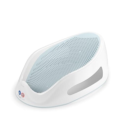 Image of Angelcare - Baby Bath Support - Soft Touch Support - Water Level Indicator - Ideal for Babies Less Than 6 Months Old - Aqua