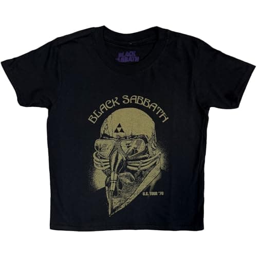 Image of Black Sabbath Childrens/Kids US Tour 1978 Avengers T-Shirt (9-10 Years) (Black)