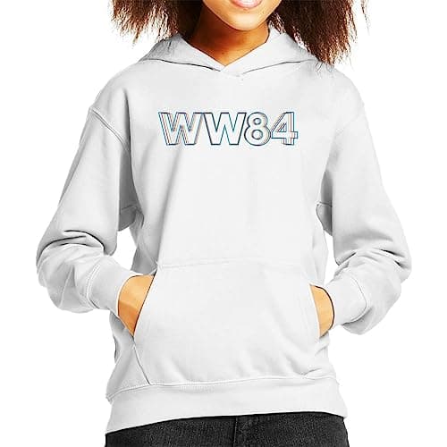 Image of All+Every Wonder Woman 1984 WW84 Kid's Hooded Sweatshirt White