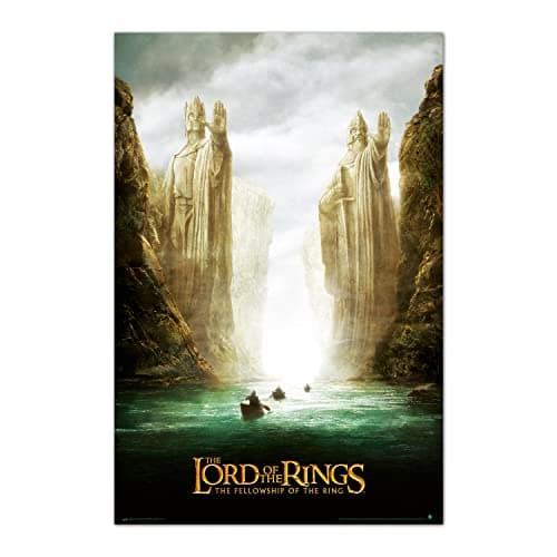 Image of Grupo Erik Poster The Lord Of The Rings Argonath - 36 x 24 inches / 91.5 x 61 cm - Shipped Rolled Up - Cool Posters, Art Poster, Wall Posters & Prints
