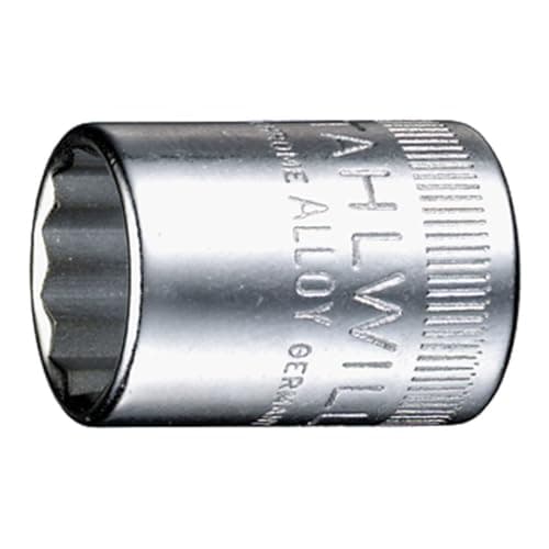 Image of Stahlwille STW40AD38 1/4-Inch Drive 3/8-Inch Bi-Hexagon Socket - Silver