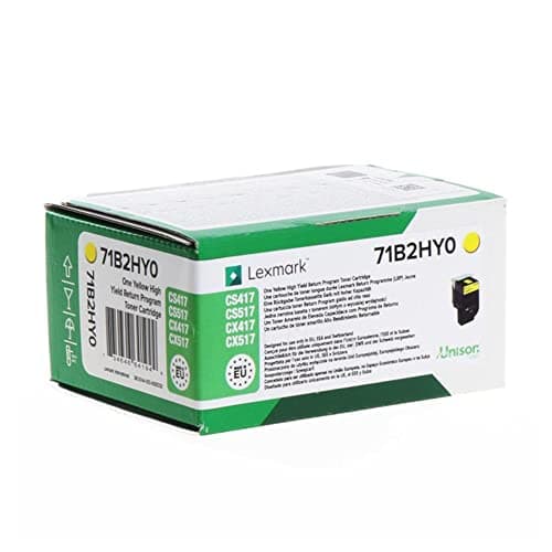 Image of Lexmark 71B2HY0 High Capacity Toner Cartridge - Yellow