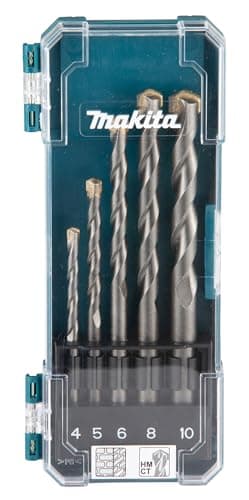 Image of Makita D-72877 TCT Drill Bit Set 5 Piece Straight