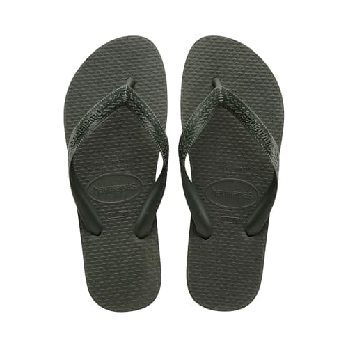 Image of Havaianas Top Color Unisex Adults Flipflop Green Olive/Green Olive 6.5/7 UK