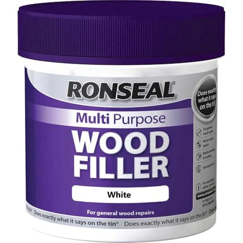 Image of Ronseal MPWFW465 Multi-Purpose Wood Filler Tub - white, 465 g