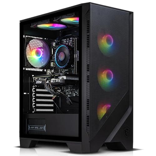 Image of ADMI Gaming PC, Intel Core i5 14400F, NVIDIA RTX 5070 12GB, 32GB DDR4, 1TB NVMe, MSI MAG 120A ARGB Black Case, WiFi, Windows 11