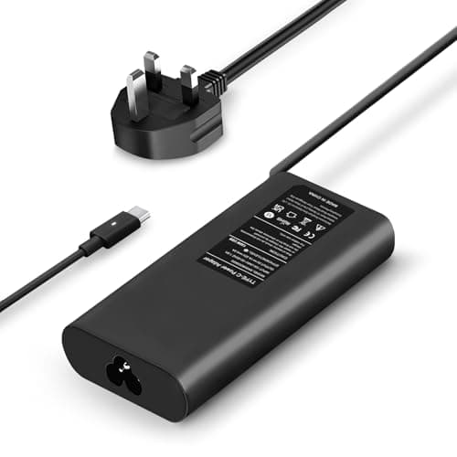 Image of 130W USB C Laptop Charger Compatible with Dell Precision 5570 5560 5550 5530 5760 5750 3560 Latitude 7410 7310 7210 9410 9510 5420 5520 5510 XPS 15 17 2in1 9575 9500 9700 Power Cord