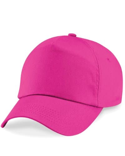Image of Beechfield Original 5 Panel Cap Colour=Fuchsia Size=O/S