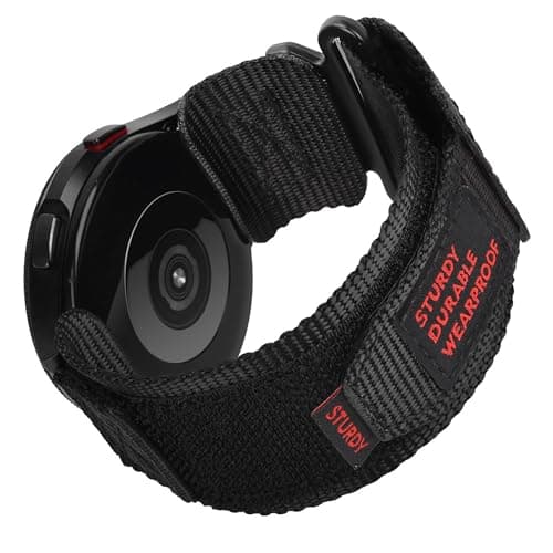 Image of for SUUNTO OCEAN bands, 20mm, 22mm Rugged Nylon Sports Strap with Woven Loop Design Compatible with SUUNTO OCEAN,RACE,RACE S,VERTICAL, 9 PEAK,9 PEAK PRO, 5 Peak, 3 Smartwatch (22mm size, Black)