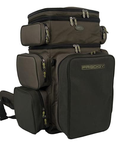Image of Greys Prodigy Tackle Base Fishing Rucksack | Ultimate Tackle Storage & Transport Rucksack for River, Lake & Coastal Fishing | Insulated Bait Compartment | Fits Klip-Lok Boxes | Padded Back Support