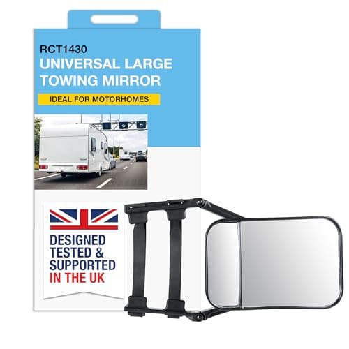 Image of RING Universal Towing Mirror With Large Adjustable Arms - Suitable For 4x4s, Motorhomes & Vans