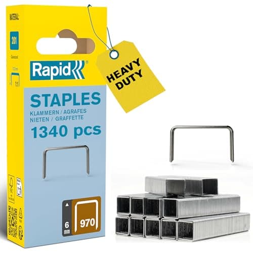 Image of Rapid High Performance No.970 Staples, Leg Length: 6 mm, 40109549 - 1344 Pieces
