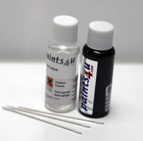 Image of Paints4u HYUNDAI 30ml Touchup Paint & Clear Lacquer kit AQUA BLUE T2U