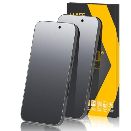 Image of JEHOO 2 Pack Matte Anti-Glare Screen Protector for iPhone 16 Plus, Anti-Reflection, Anti-Fingerprint, Smooth as Silk 9H Tempered Glass Film for Gaming Enthusiasts, 6.7 Inch