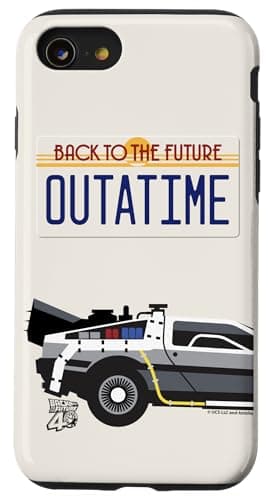 Image of Back to the Future OUTATIME License Plate Case for iPhone SE (2020) / 7 / 8