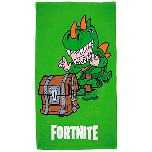 Image of FORTNITE Cotton 40 Reference Beach Wash Face Towels Home Textiles Unisex Adult, Multicoloured (Multicoloured), Single