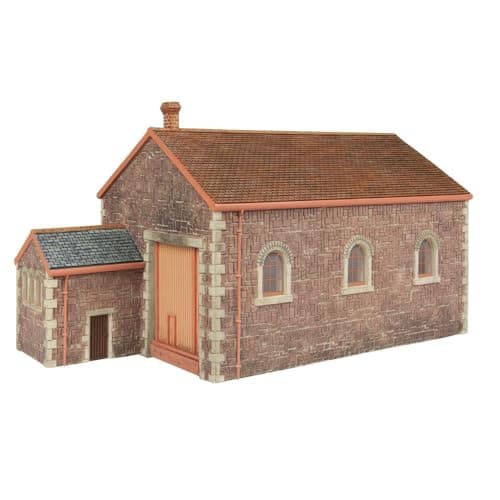 Image of Hornby - R7392 OO Gauge GWR Dunster Goods Shed - Model Railway Accessories, Miniature Diorama Scenery for Hornby - Train Sets - Lifelike Building Models - Scale 1:76