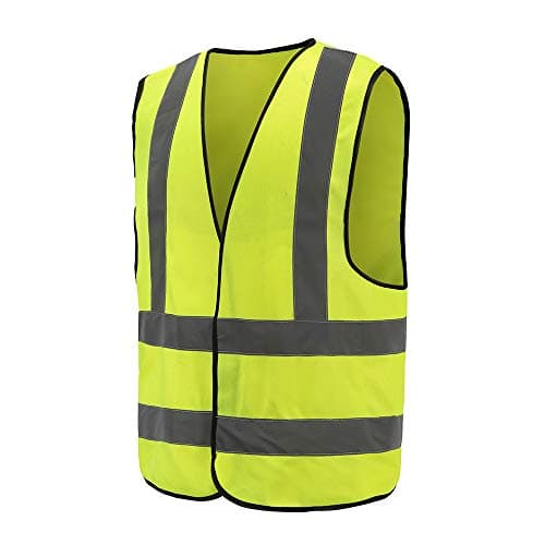 Image of Hi viz Vests Yellow Reflective Vest High Visibility hi viz vis Executive Waistcoat