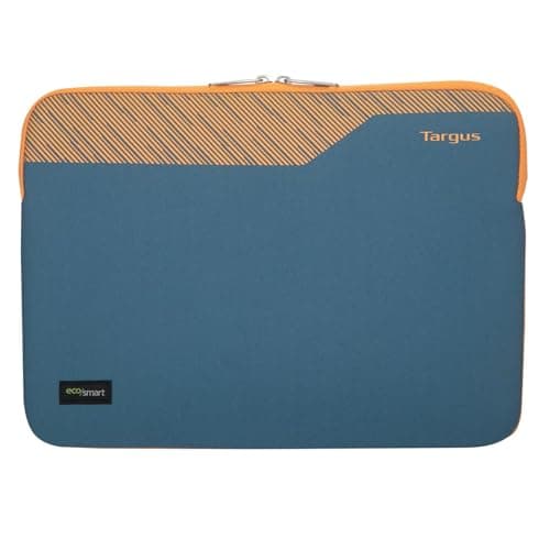 Image of Targus Pulse 13-14" Laptop Sleeve – Blue | Slim Protective Case for MacBook, Chromebook & Ultrabook, Lightweight, Water-Resistant, Durable Travel Bag