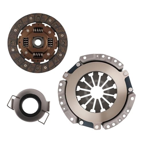 Image of maXpeedingrods 1608396980 Clutch Kit with Disc Pressure Plate Cover Release Bearing Compatible with Toyota Aygo Peugeot 107 Citroën C1 Yaris 1.0L 1.3L 2005-2014 190mm Replaces 312100D010 312100H010