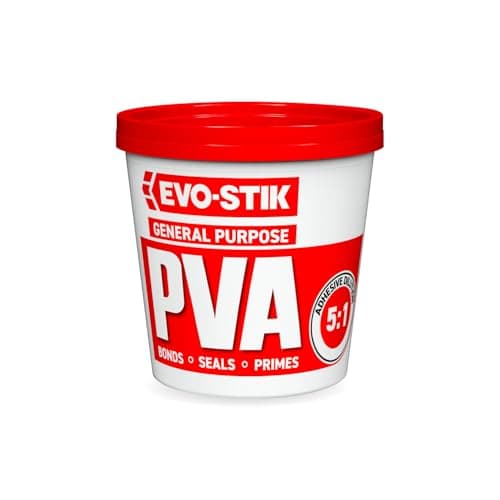 Image of EVO-STIK General Purpose PVA White - 1l - Adhesive, Primer, Sealer and Dustproofer - For Interior Use