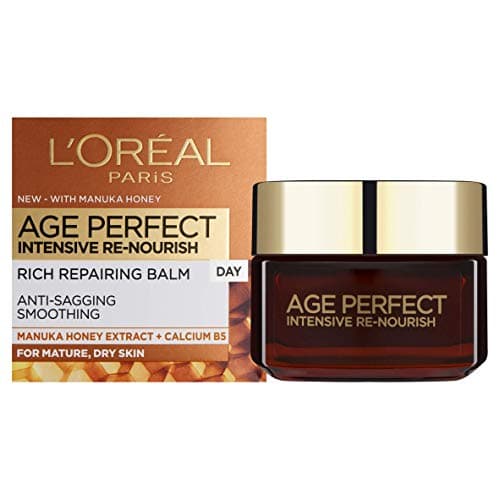 Image of L'Oreal Paris Age Perfect Intensive Renourish Manuka Honey Day Cream, Deeply Nourishes & Replenishes Mature & Dry Skin, Skin feels Soothed & Appears Radient, 50ml