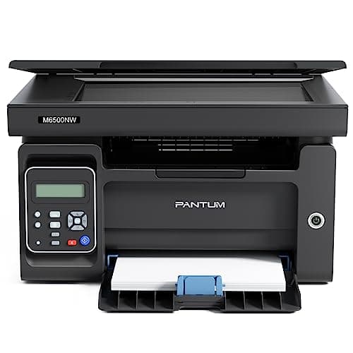 Image of PANTUM M6500NW Multifunction Laser Printer, Wireless Mono A4 Printer with USB, Ethernet, 22ppm, Manual Duplex, 1200 × 1200 dpi, All-in-One for Home & Office