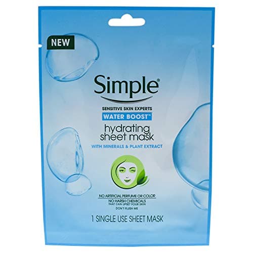 Image of Simple Water Boost Hydrating Sheet Mask For Women 1 Pc Mask