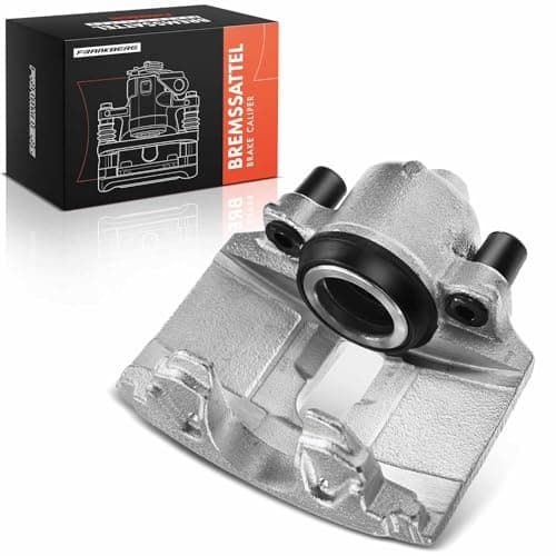 Image of Frankberg Brake Caliper Disc Brake Front Right Compatible with Golf Plus Golf V Golf VI P.a.s.s.a.t Fabia II Fabia III A3 O.c.t.a.v.i.a II Leon C.a.d.d.y III Replace# 1K0615124E