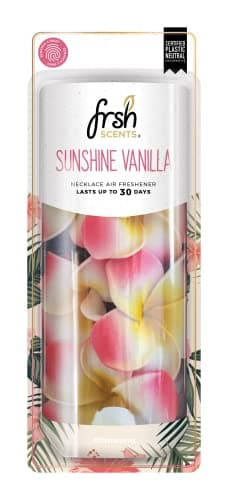 Image of FRSH Scents FR9774 Air Freshener Sunshine Vanilla Scented Flower Necklace