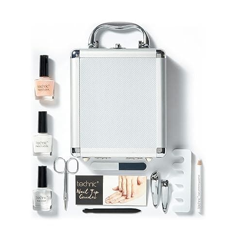 Image of Technic French Manicure 12Pc Beauty Case - Contains Everything to Create The Classic French Manicure in Minutes - Portable Carry Case Perfect for Gift or Travel