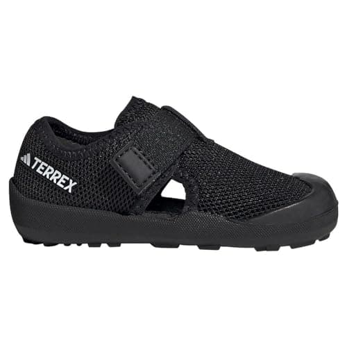Image of adidas Unisex Baby Terrex Captain Toey Infant Kids Shoes, Core Black/Core Black/Cloud White, 5.5 UK Child