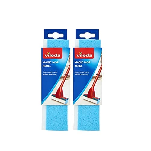 Image of Vileda Magic Mop Refill Pack of 2 Mop Head Replacements Vileda Head