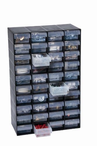 Image of 40 Multi Drawer Plastic Storage Cabinet For Home Garage or Shed